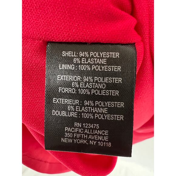 NWT Tahari ASL Fit and Flare Raspberry Dress size 10 - Picture 6 of 6